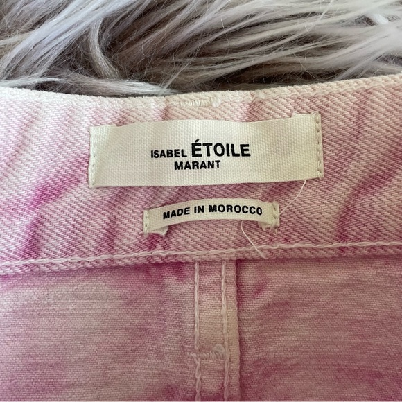 Isabel Marant Étoile Pink Cropped Jeans - Picture 5 of 8